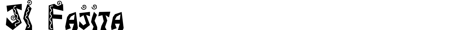 JI Fajita Font preview