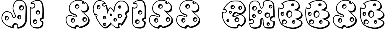 JI Swiss Cheese Font preview