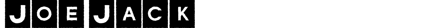 Joe Jack Font preview