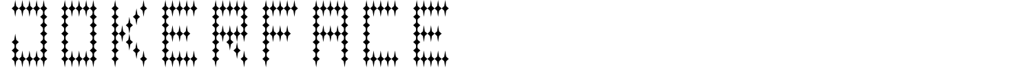 Jokerface Font preview