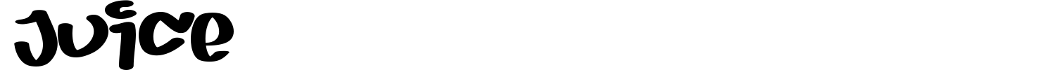 Juice Font preview