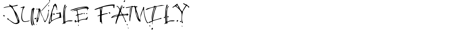 Jungle Family Font preview