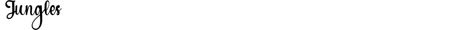 Jungles Font preview