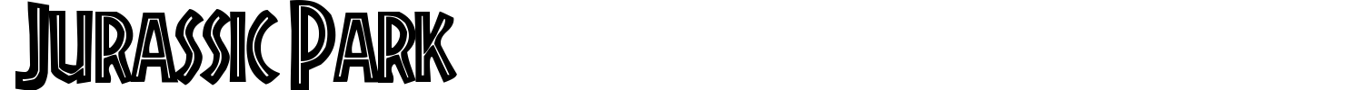 Jurassic Park Font preview