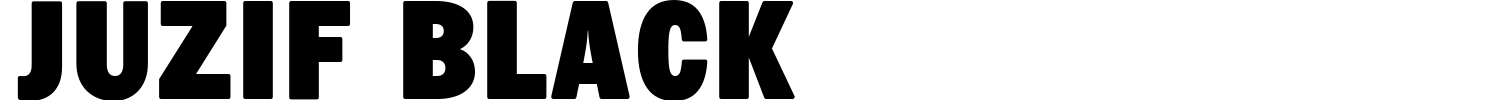 Juzif Black Font preview