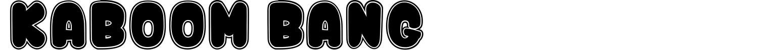 Kaboom Bang Font preview