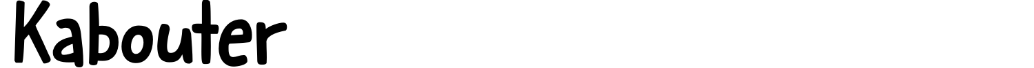 Kabouter Font preview