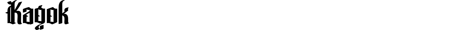Kagok Font preview