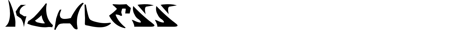 Kahless Font preview