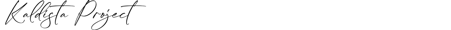 Kaldista Project Font preview