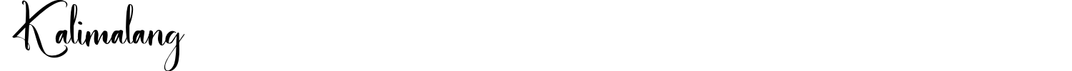 Kalimalang Font preview