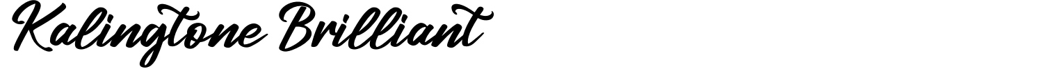 Kalingtone Brilliant Font preview
