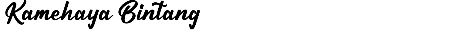 Kamehaya Bintang Font preview