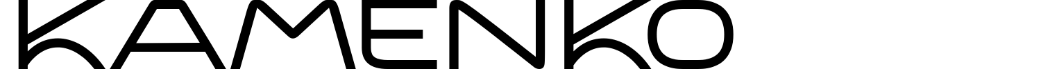 Kamenko Font preview