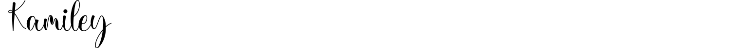 Kamiley Font preview