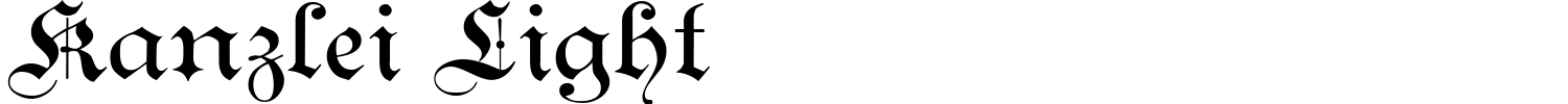 Kanzlei Light Font preview
