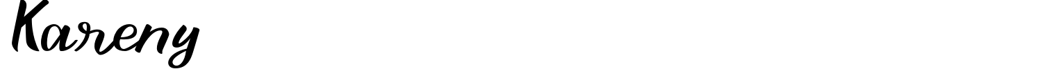 Kareny Font preview
