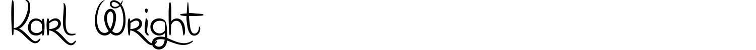 Karl Wright Font preview