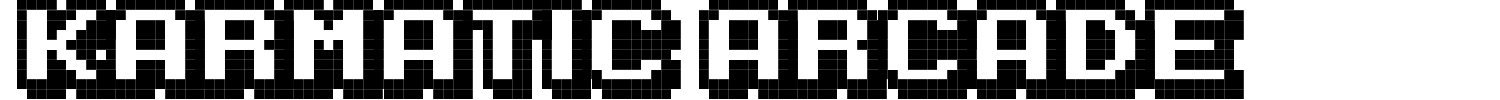 Karmatic Arcade Font preview