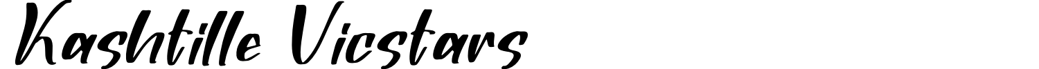 Kashtille Vicstars Font preview