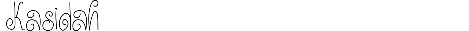 Kasidah Font preview
