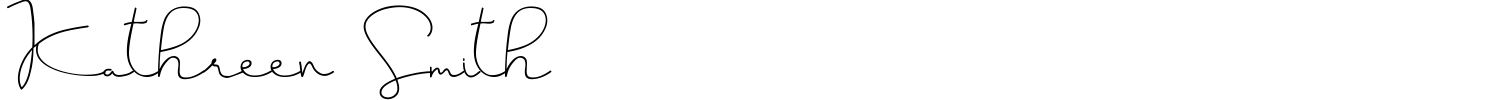 Kathreen Smith Font preview