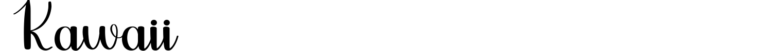 Kawaii Font preview