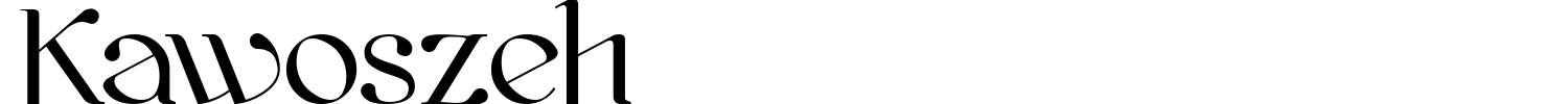 Kawoszeh Font preview