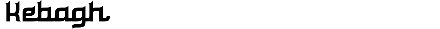 Kebagh Font preview