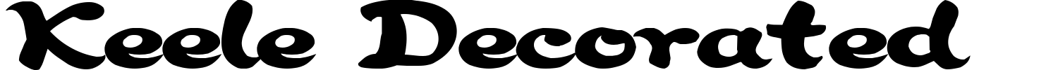 Keele Decorated Font preview