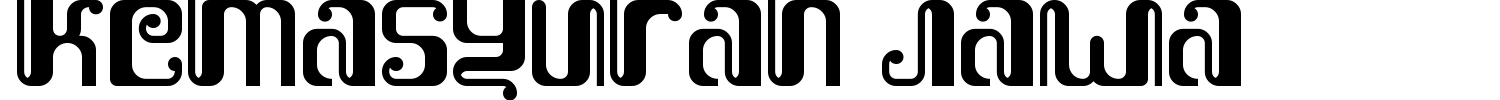 Kemasyuran Jawa Font preview
