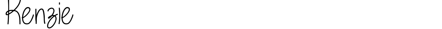 Kenzie Font preview