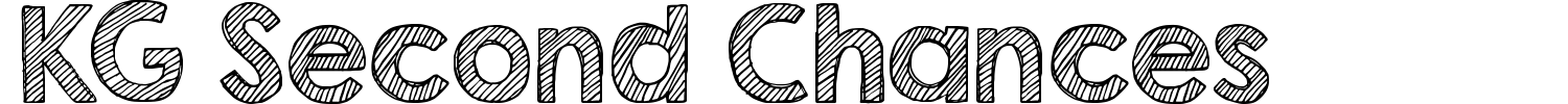 KG Second Chances Font preview