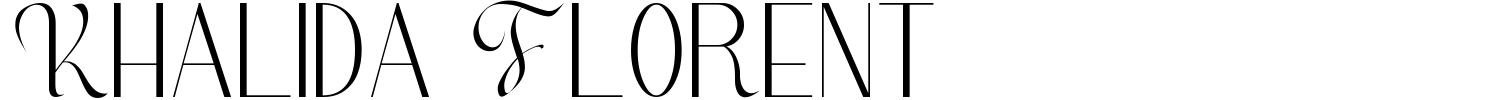 Khalida Florent Font preview