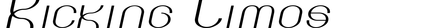 Kicking Limos Font preview