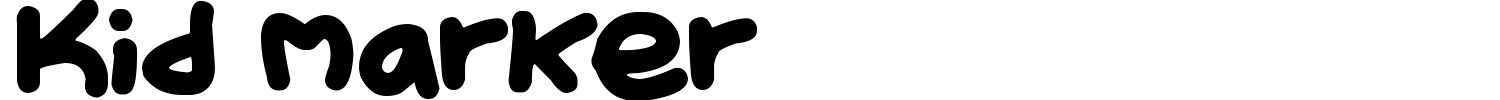 Kid Marker Font preview