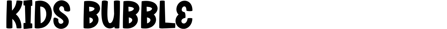 Kids Bubble Font preview