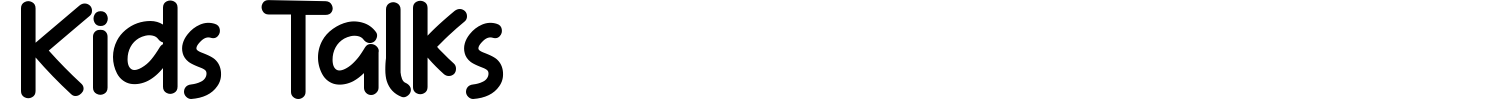 Kids Talks Font preview