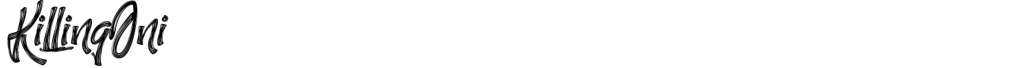 KillingOni Font preview