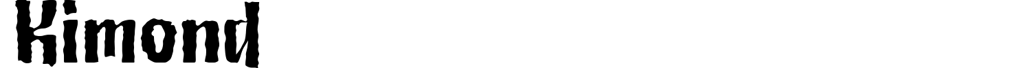 Kimond Font preview