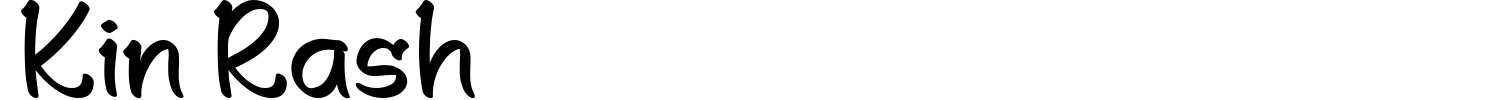 Kin Rash Font preview