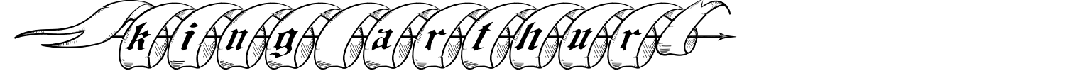 King Arthur Font preview