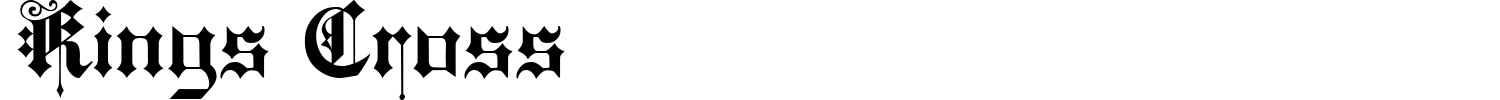 Kings Cross Font preview