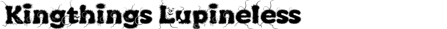 Kingthings Lupineless Font preview