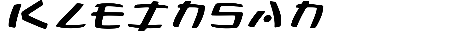 Kleinsan Font preview