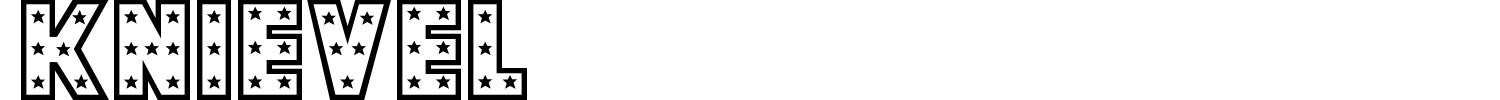 Knievel Font preview