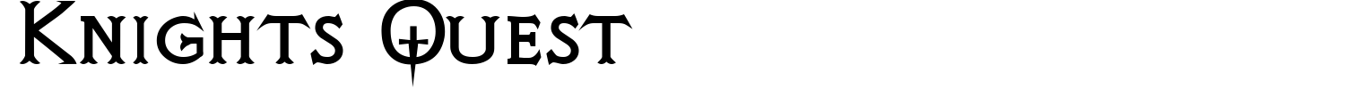 Knights Quest Font preview