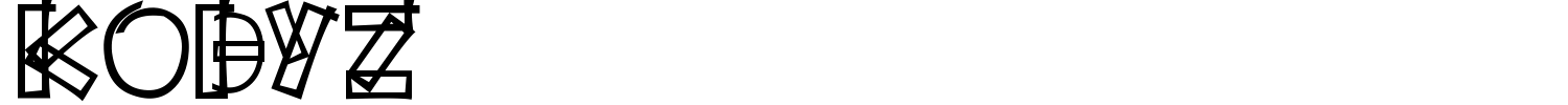 Kodyz Font preview