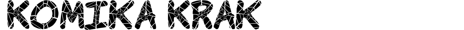 Komika Krak Font preview