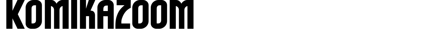 Komikazoom Font preview